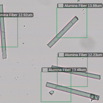 alumina fiber diameter