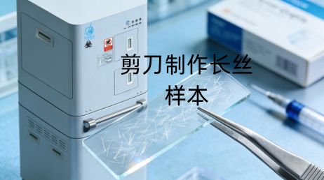 使用剪刀制作长丝样本介绍