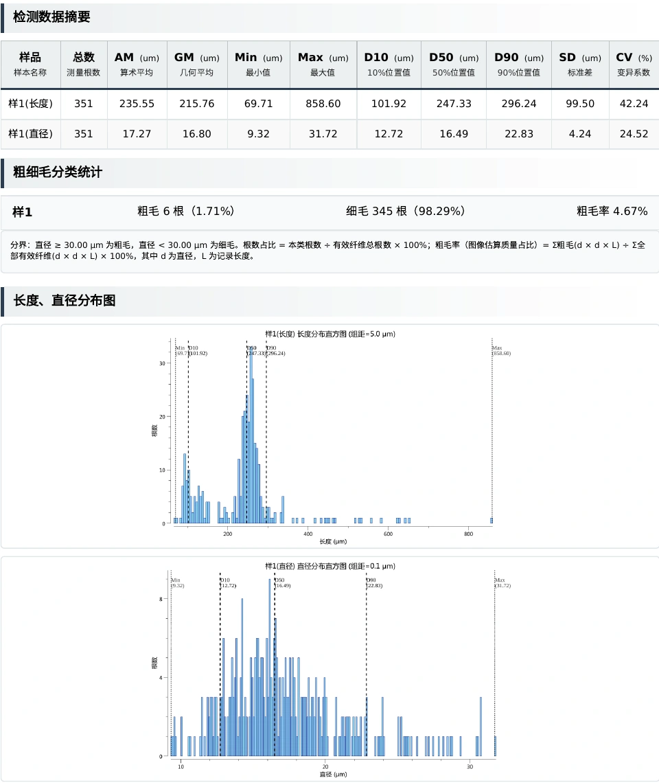 可按需求定制字段、图表和格式的报告示例