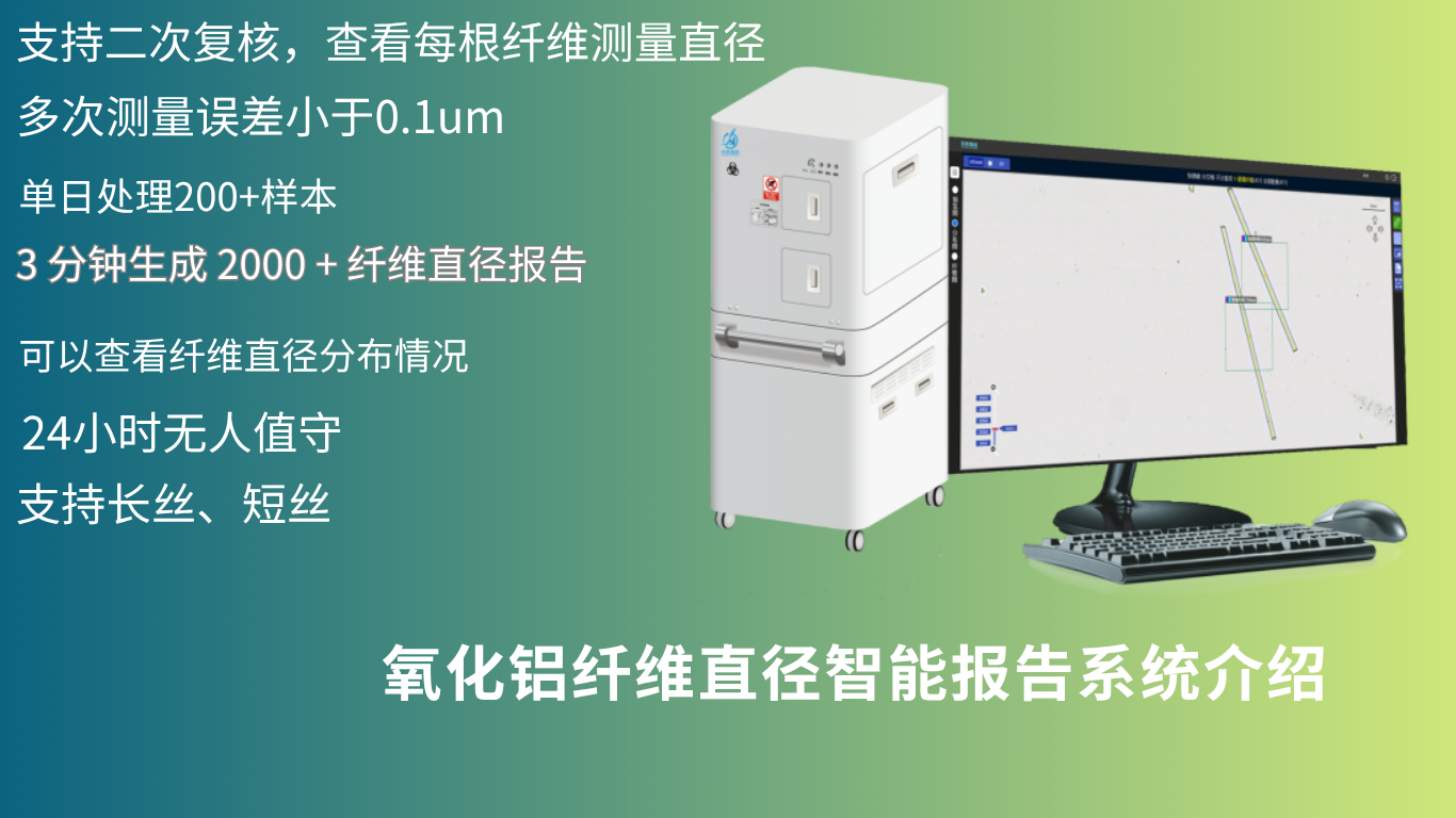 氧化铝纤维直径智能报告系统介绍