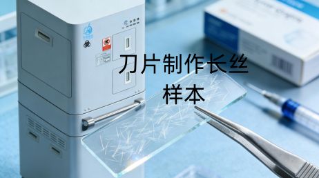 使用刀片制作长丝样本过程介绍
